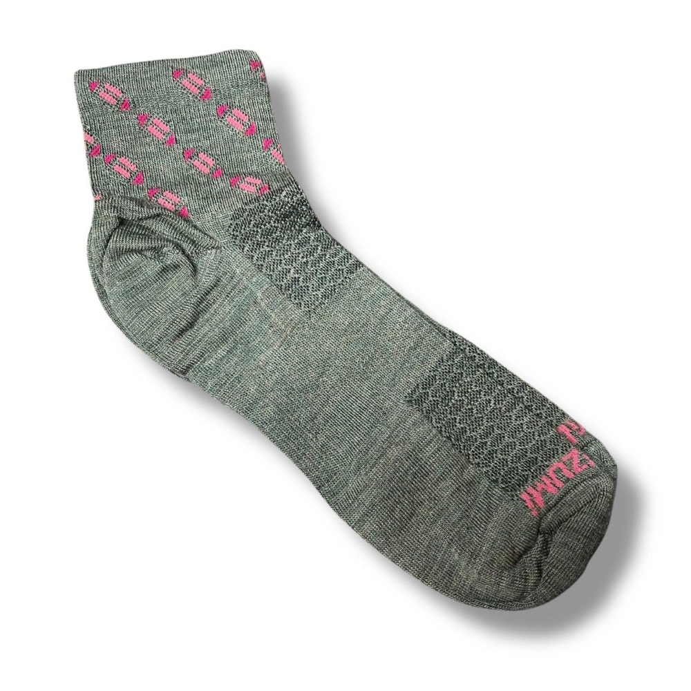 Pearl Izumi Merino Wool Socks Mens Large Forest Berry Rose 1 Pair New